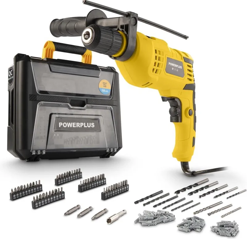 Klopboormachine POWXBOX008 - Klopboormachine - 810 W- 158 accessoires by Powerplus – product image