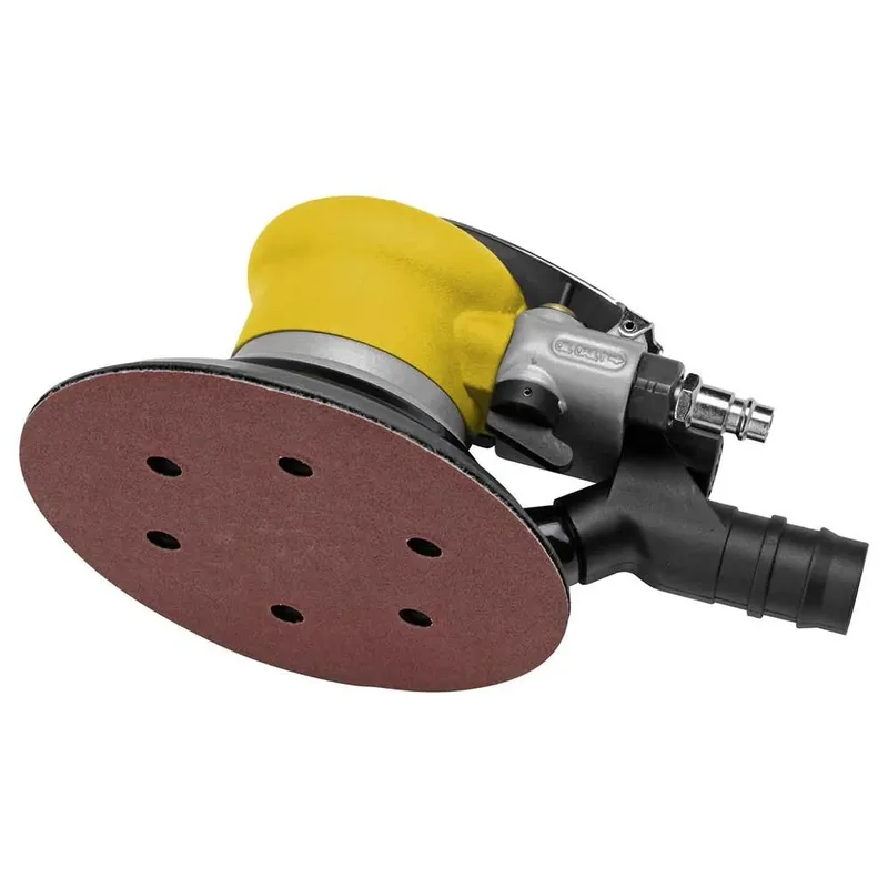 pneumatische excentrische schuurmachine POWAIR0013 - 240L/min, 6.3 bar, schuurpapier ᴓ150mm - 10500min-1 van Powerplus – productafbeelding 3 van 6