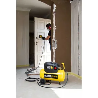 pneumatische excentrische schuurmachine POWAIR0013 - 240L/min, 6.3 bar, schuurpapier ᴓ150mm - 10500min-1 van Powerplus – productafbeelding 5 van 6
