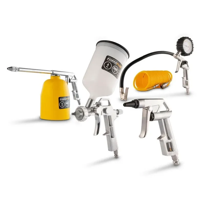 Powair0020 Pneumatische Gereedschapset 5 Stukken von Powerplus – Produktbild