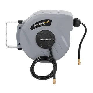POWAIR0215 Compressor luchtslanghaspel - Max. druk: 12bar - Lengte 10m - Automatische oproller by Powerplus – product image 2 of 5