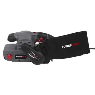 POWE40040 Bandschuurmachine - 1010W - 533 x 73mm - Incl. 1 x G80 schuurpapier en stofzak van Powerplus – productafbeelding 4 van 6