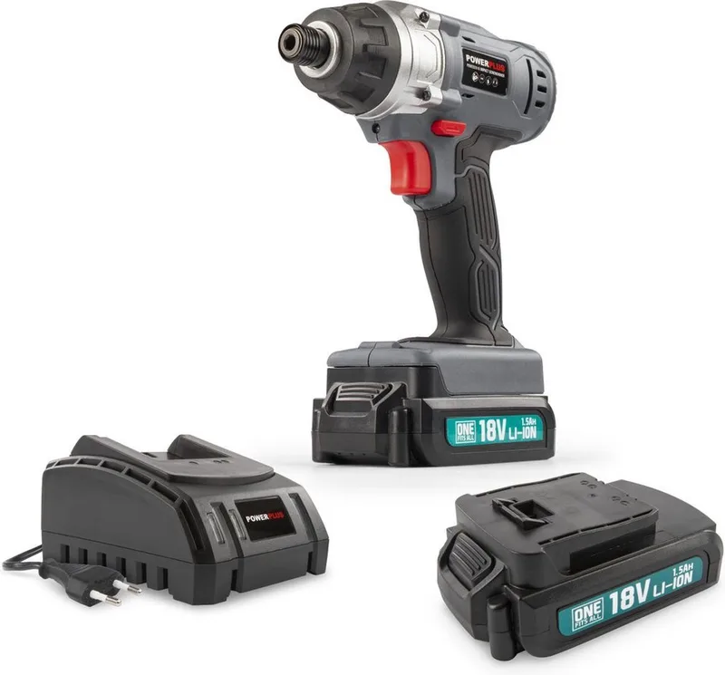 POWEBISS2 Slagschroevendraaier - 18V+2XBATT. 1.5AH+LAD. von Powerplus – Produktbild