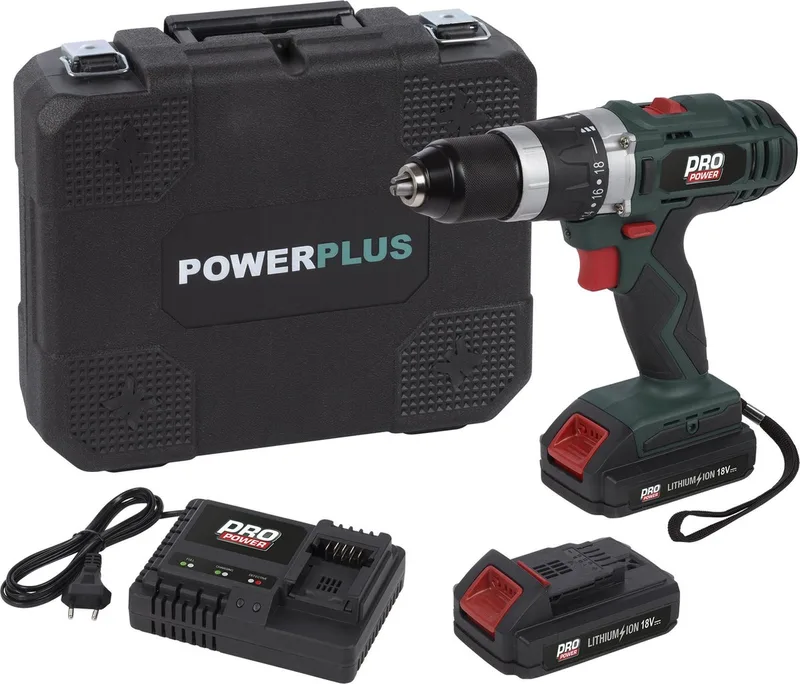 POWEPRLUS KLOPBOORMACHINE 18V LI-ION 2 BATT by Powerplus – product image