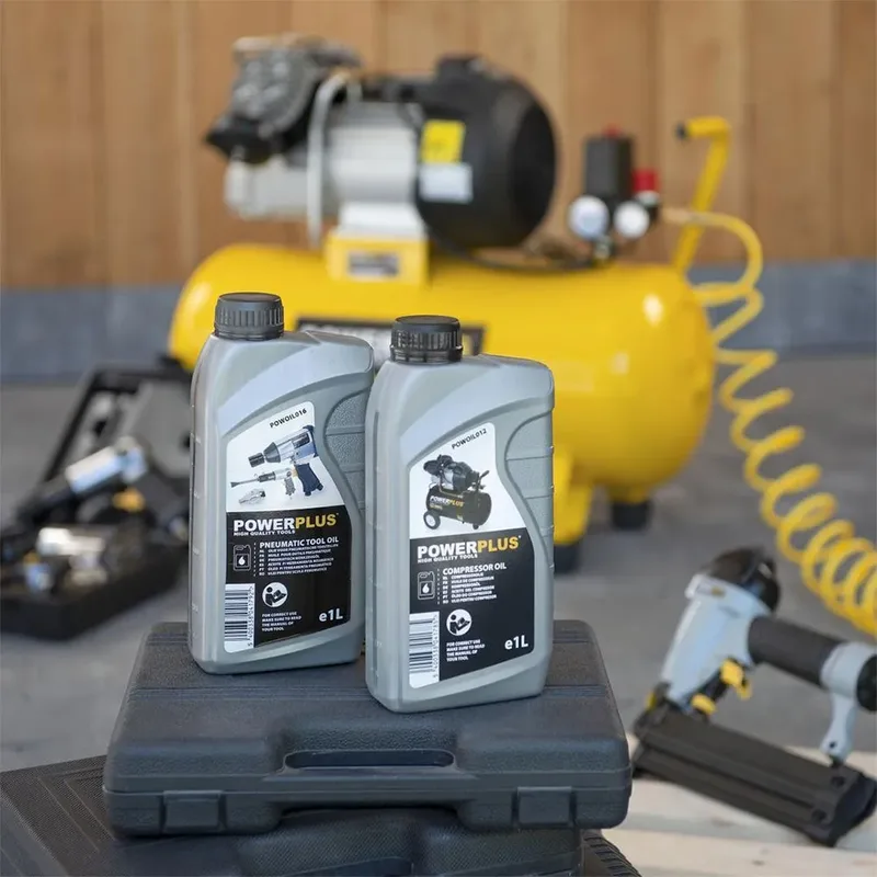 POWOIL012 Compressor olie - 1L van Powerplus – productafbeelding 2 van 2