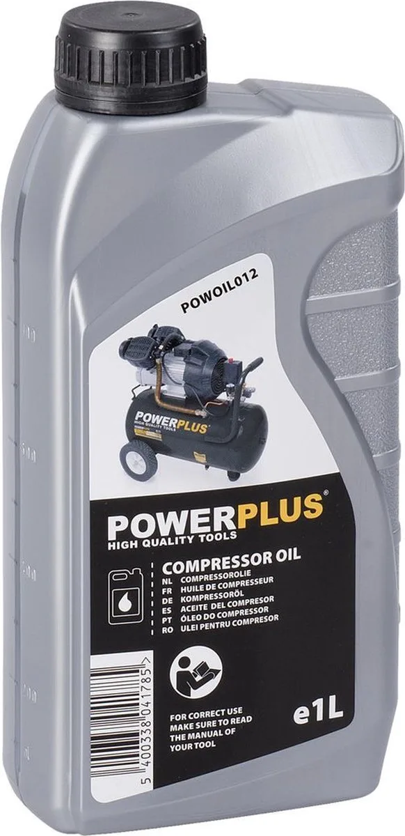 POWOIL012 Compressor olie - 1L van Powerplus – productafbeelding 1 van 2