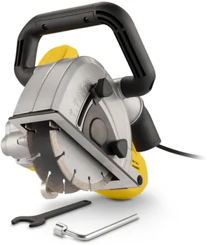 POWX0640 Muurfrees - Sleufmachine - Sleuvenfrees - 1700W - 2x Ø150mm - Softstart - Zaagbladen verstelbaar von Powerplus, Gelb – Produktbild 1 von 2