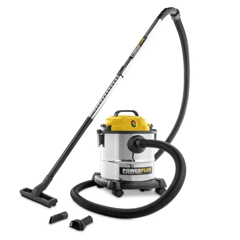 POWX3230 1200W 20L nat-/ droogzuiger - inclusief accesoires by Powerplus – product image 1 of 8