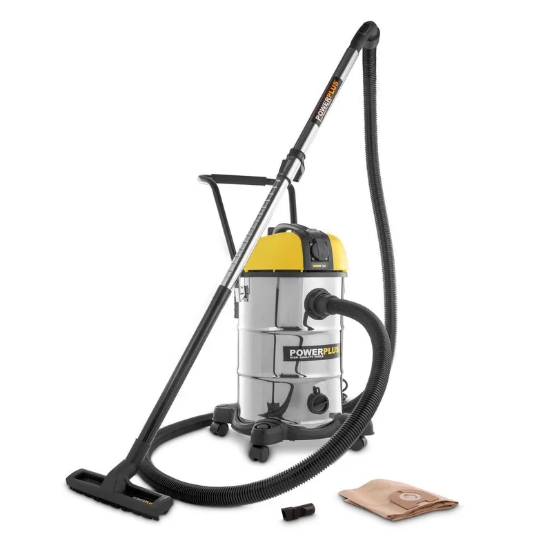 POWX3240 nat/droogzuiger 1200W 30L - Inclusief 6 accessoires fra Powerplus – produktbillede 1 af 8