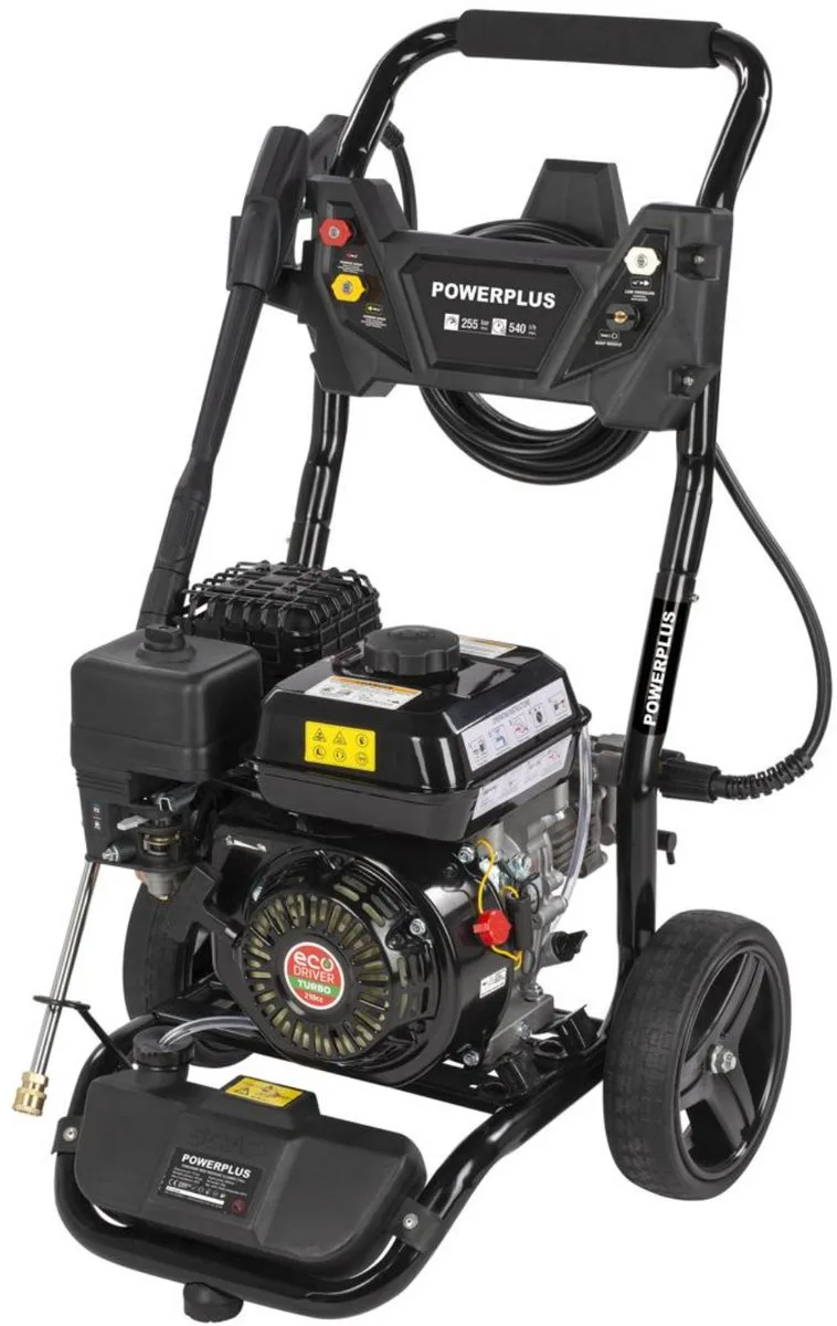 POWXG9090 benzine hogedrukreiniger 210cc van Powerplus – productafbeelding