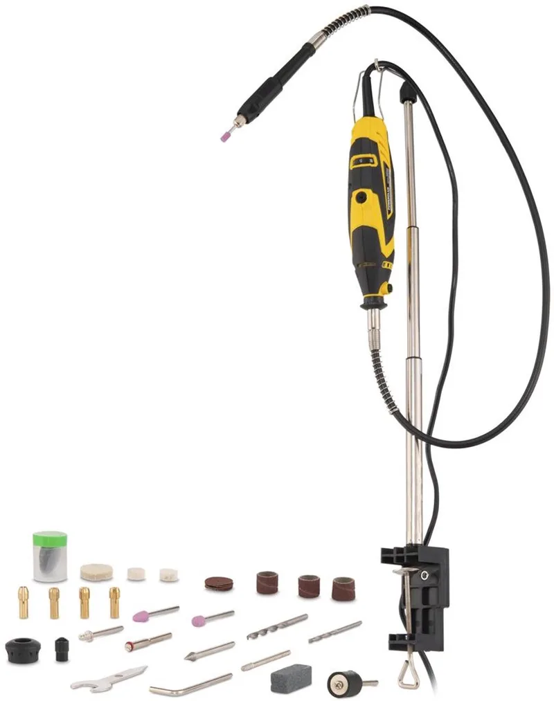 Roterende multitool POWX1324 - Multifunctioneel - 135W - Variabele snelheid - Incl. Statief, slang, 40 accessoires von Powerplus – Produktbild 1 von 2