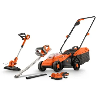Set Elektrische Grasmaaier 3.0ah 20v 3 Stukken by Powerplus – product image 1 of 6