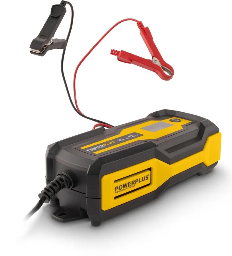 slimme lader POWX4207, 12V batterijen, 3 - 200 Ah, druppellader, wintermodus, acculader voor auto von Powerplus – Produktbild