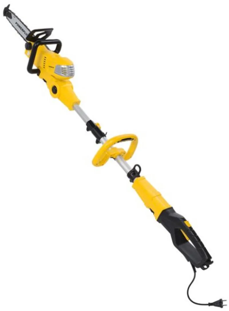 Telescopische Elektrische Kettingzaag POWXG1032 - Snoeizaag 2-in-1 van 900 W, zaagblad van 30 cm, automatische kettingsmering en met zwaard, tuingereedschap by Powerplus – product image