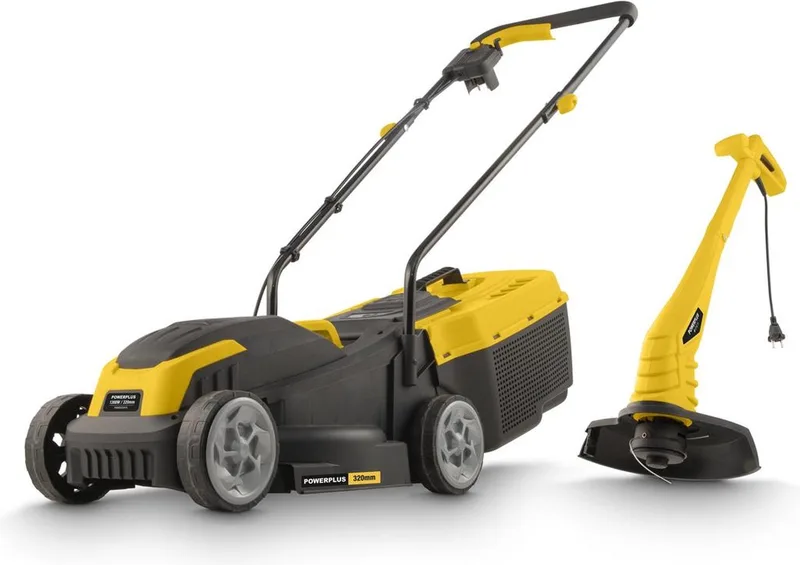 Tuingereedschap set POWXG62205T - 1300W Grasmaaier 320mm + Trimmer 250W by Powerplus – product image