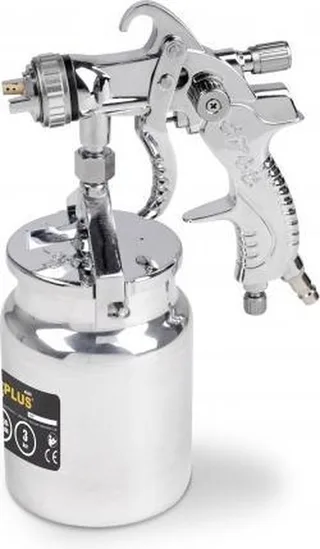 Verfpistool op Luchtdruk POWAIR0110 - Verfspuitpistool van 3 bar en 1 l - te Gebruiken met Compressor by Powerplus – product image 1 of 6