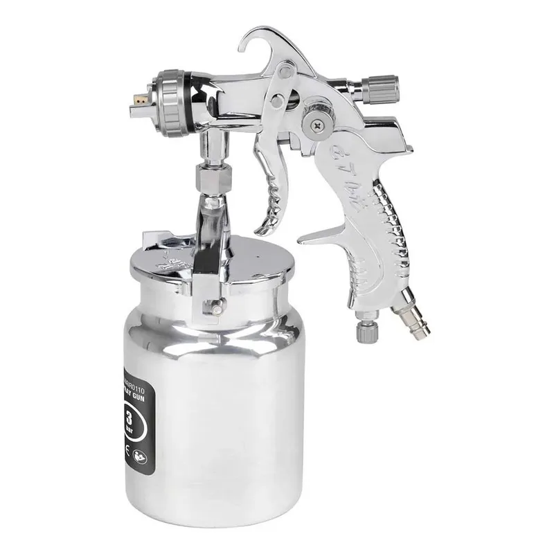 Verfpistool op Luchtdruk POWAIR0110 - Verfspuitpistool van 3 bar en 1 l - te Gebruiken met Compressor by Powerplus – product image 4 of 6