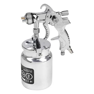 Verfpistool op Luchtdruk POWAIR0110 - Verfspuitpistool van 3 bar en 1 l - te Gebruiken met Compressor by Powerplus – product image 2 of 6