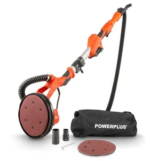 Wand- & plafondschuurmachine POWDP50950 - Dual Power telescopisch borstelloos 20V Ø 225mm - excl. batterij en lader by Powerplus – product image 2 of 3