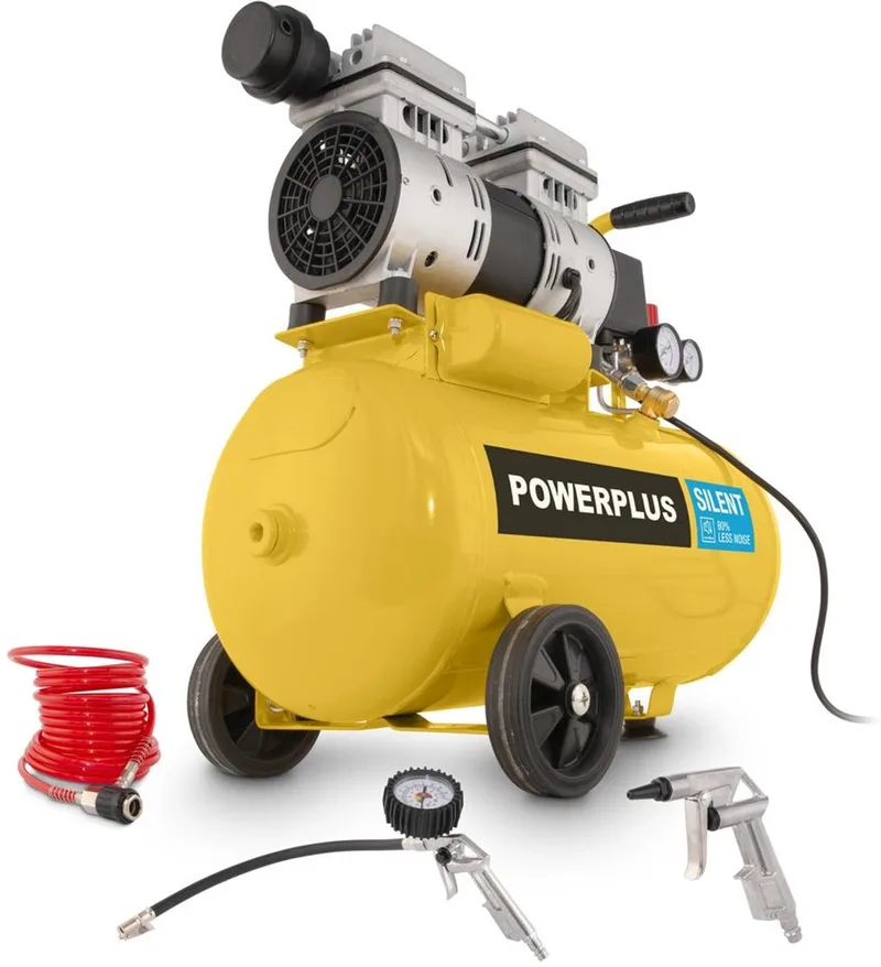 Compresseur D´air 750w de Powerplus, Jaune – image du produit 1 sur 3