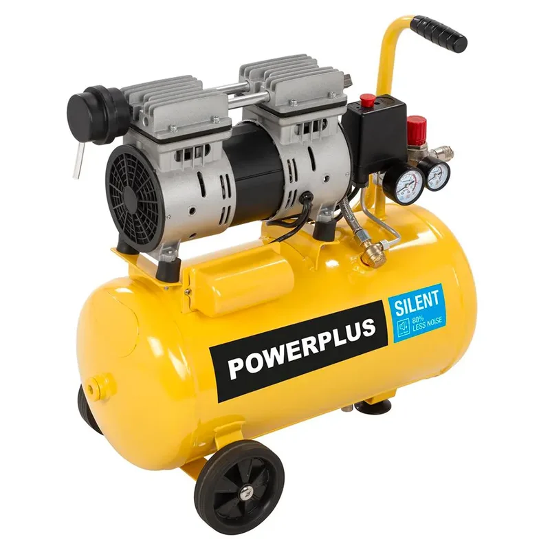 Compresseur D´air 750w de Powerplus, Jaune – image du produit 2 sur 3