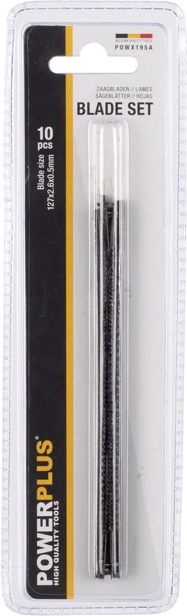 zaagbladen POWX195A - 127x2,6mm - 10 st. de Powerplus – image du produit