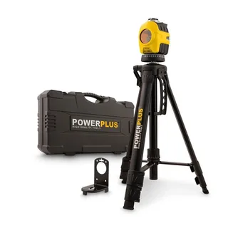 zelfnivellerende laserwaterpas POWX720 - Max 10 m - zichtbare verticale, horizontale of 90° laserlijnen von Powerplus, Gelb – Produktbild 3 von 6