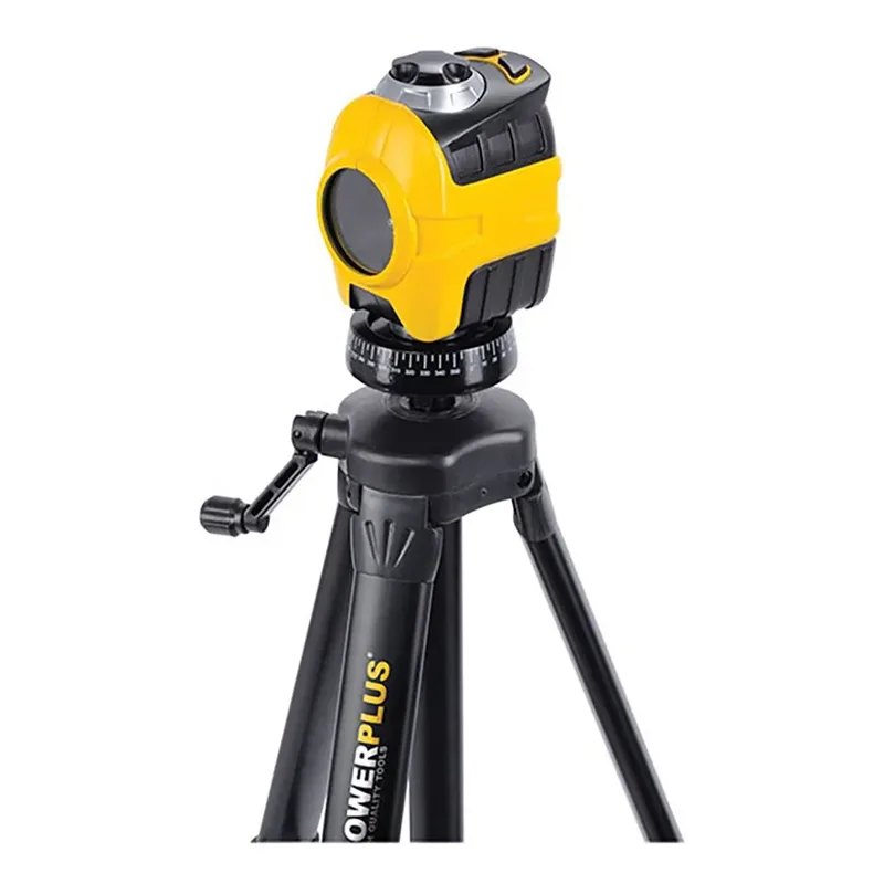 zelfnivellerende laserwaterpas POWX720 - Max 10 m - zichtbare verticale, horizontale of 90° laserlijnen von Powerplus, Gelb – Produktbild 5 von 6