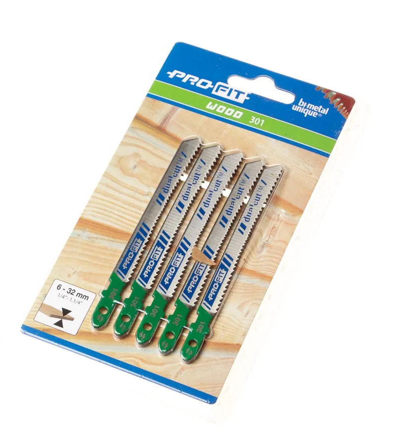 decoupeerzaagblad - Hout - Fijn - 75 mm - 5 stuks von Pro-Fit – Produktbild