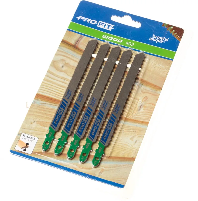decoupeerzaagblad - Hout - Grof - 50 mm - 5 stuks by Pro-Fit – product image