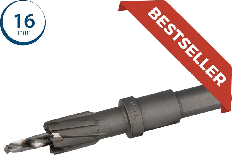 Endura gatfrees 16x25 mm met variabele HM vertanding met HSCO M35 centreerboor de Pro-Fit – image du produit