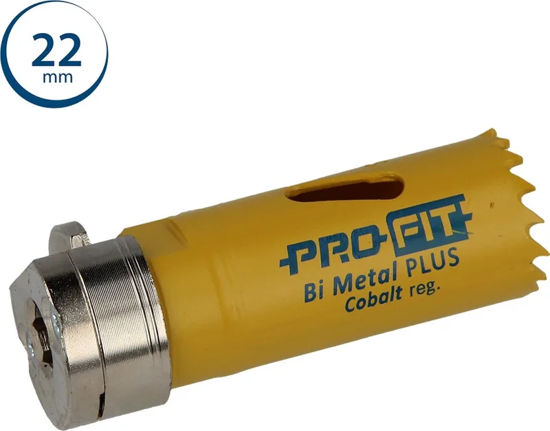 Gatenzaag regelmatige tand - Bimetaal Plus - ø 22 mm von Pro-Fit – Produktbild