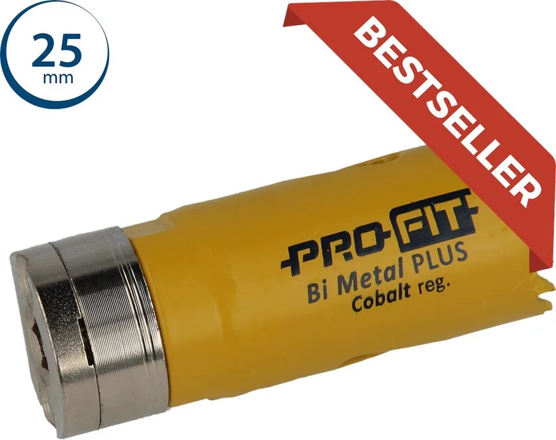 Gatenzaag regelmatige tand - Bimetaal Plus - ø 25 mm van Pro-Fit – productafbeelding