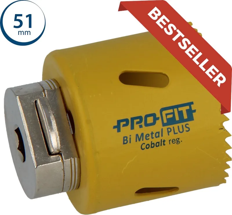 Gatenzaag regelmatige tand - Bimetaal Plus - ø 51 mm van Pro-Fit – productafbeelding