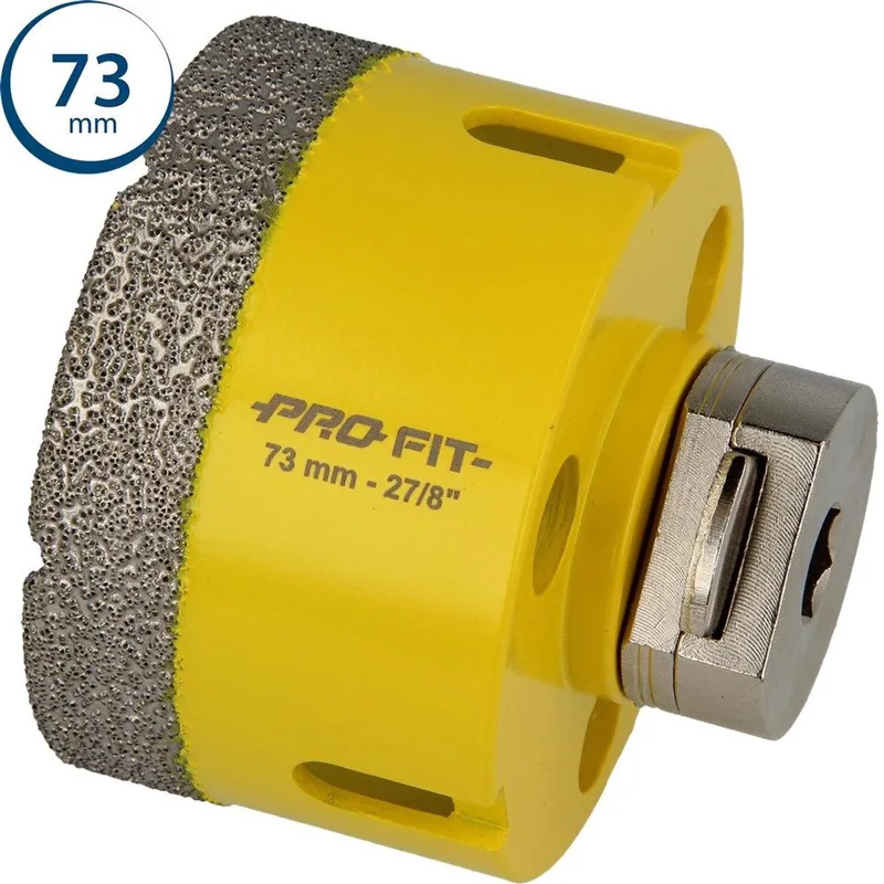 gatzaag/boor diamond dry - ø73mm - zeskant 10mm by Pro-Fit – product image