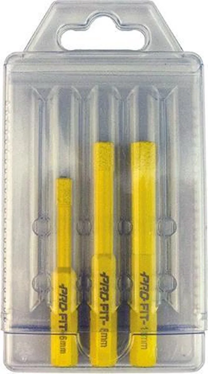 gatzaag set diamond dry 3-delig - koker von Pro-Fit – Produktbild