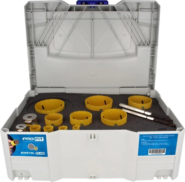 HSS Bi-metaal PLUS gatzagenset in T-Loc Systainer 09041683S0