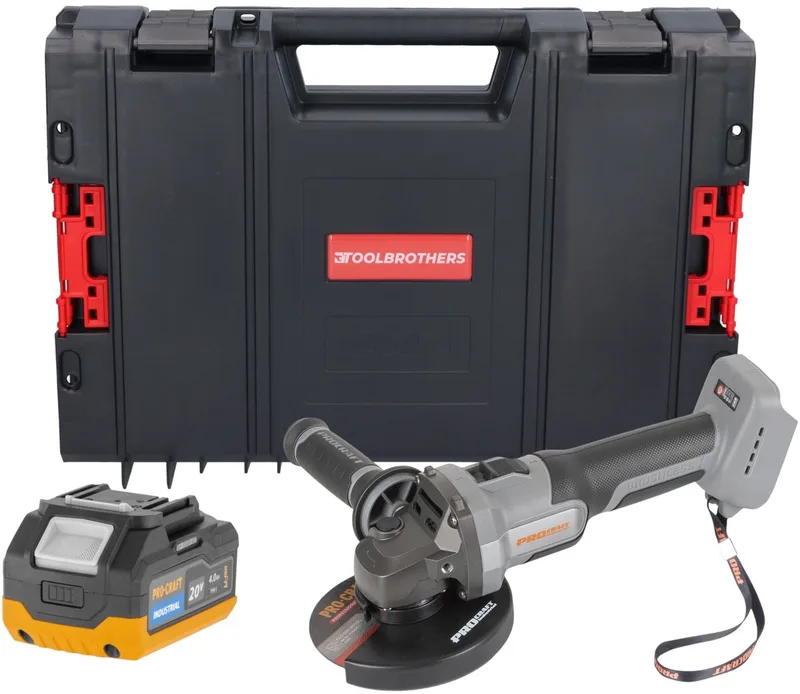 AG125Abb accu-haakse slijper 20 V 125 mm borstelloos Solo - zonder accu, zonder oplader by Procraft – product image