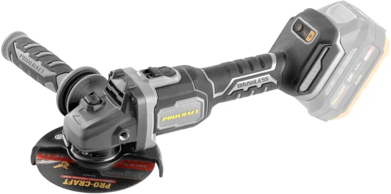 AG125Bbb accu-haakse slijper 20 V 125 mm borstelloos Solo - zonder accu, zonder oplader von Procraft – Produktbild