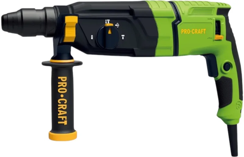 BH1100DFR combihamer 900 watt 3,2 J SDS plus + koffer van Procraft – productafbeelding