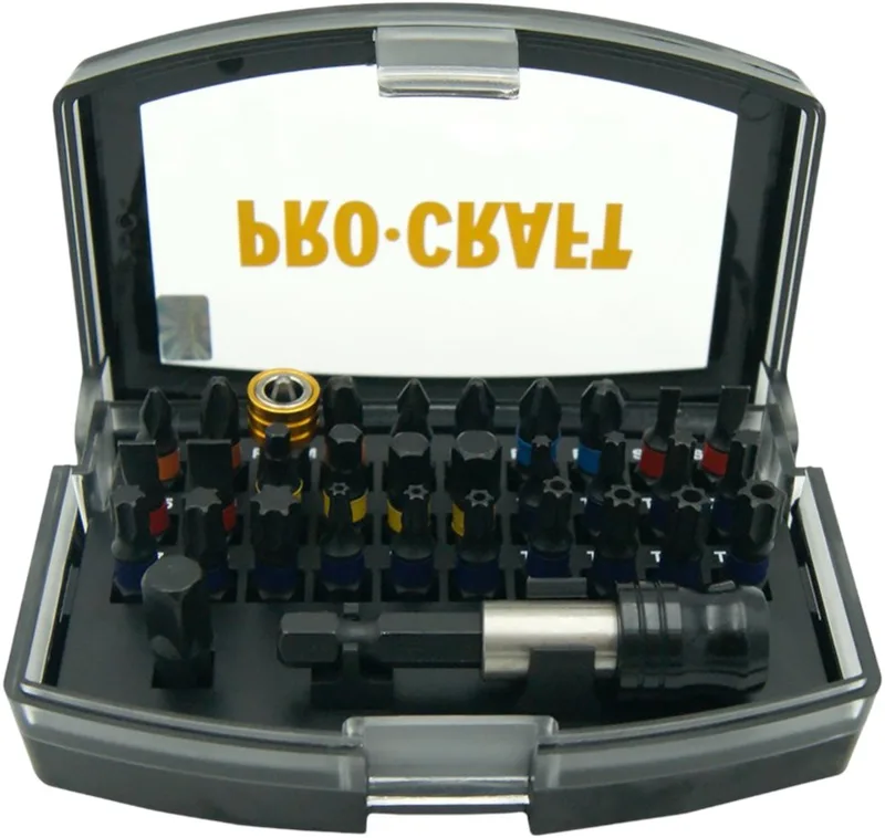 BS-32 bitset 32-delig S2 staal Phillips / Pozidriv / Torx / Hex / sleuf van Procraft – productafbeelding