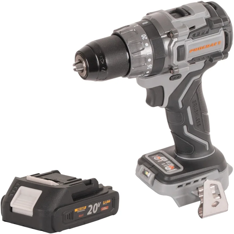 CD20Abb accu-klopboormachine 20 V 85 Nm + 1x accu 2,0 Ah - zonder oplader van Procraft – productafbeelding