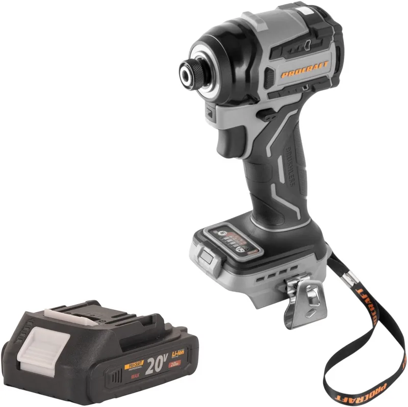 ID20Abb accu-slagmoersleutel 20 V 180 Nm 1/4" + 1x accu 2,0 Ah - zonder oplader von Procraft – Produktbild