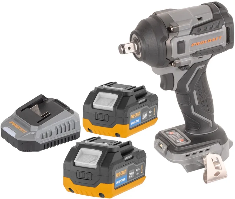 IW550Abb accu slagmoersleutel 20 V 550 Nm 1/2" Solo - zonder accu, zonder lader fra Procraft – produktbillede