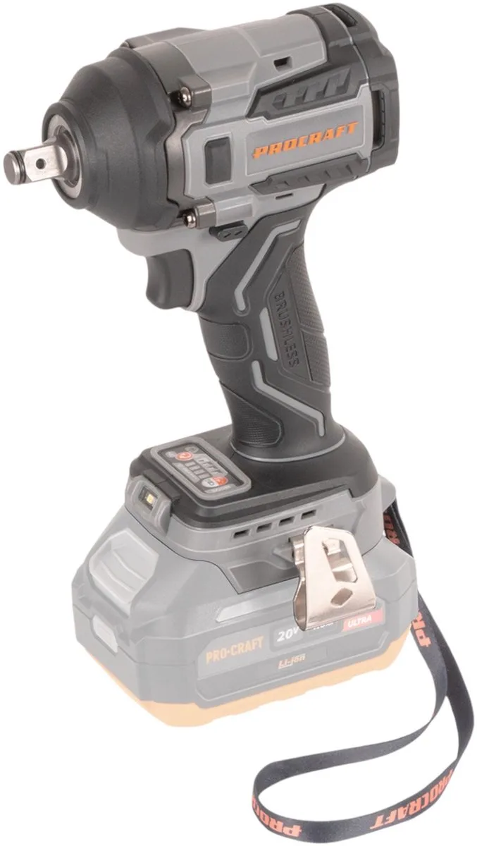 IW550Abb accu slagmoersleutel 20 V 550 Nm 1/2" Solo - zonder accu, zonder lader van Procraft – productafbeelding