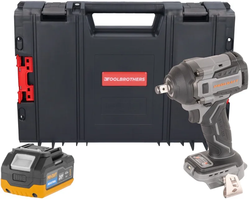 IW550Abb accu slagmoersleutel 20 V 550 Nm 1/2" Solo - zonder accu, zonder lader fra Procraft – produktbillede