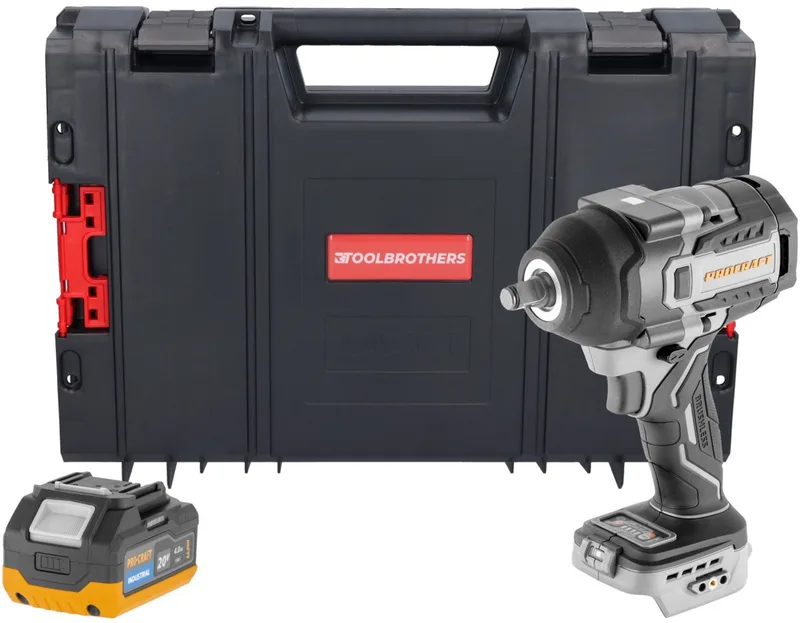 IW850A-BB accu-slagmoersleutel 20 V 850 Nm 1/2" borstelloos Solo - zonder accu, zonder oplader de Procraft – image du produit