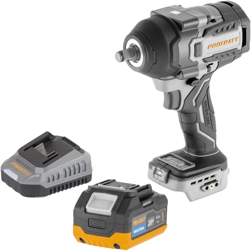 IW850A-BB accu-slagmoersleutel 20 V 850 Nm 1/2" borstelloos Solo - zonder accu, zonder oplader de Procraft – image du produit