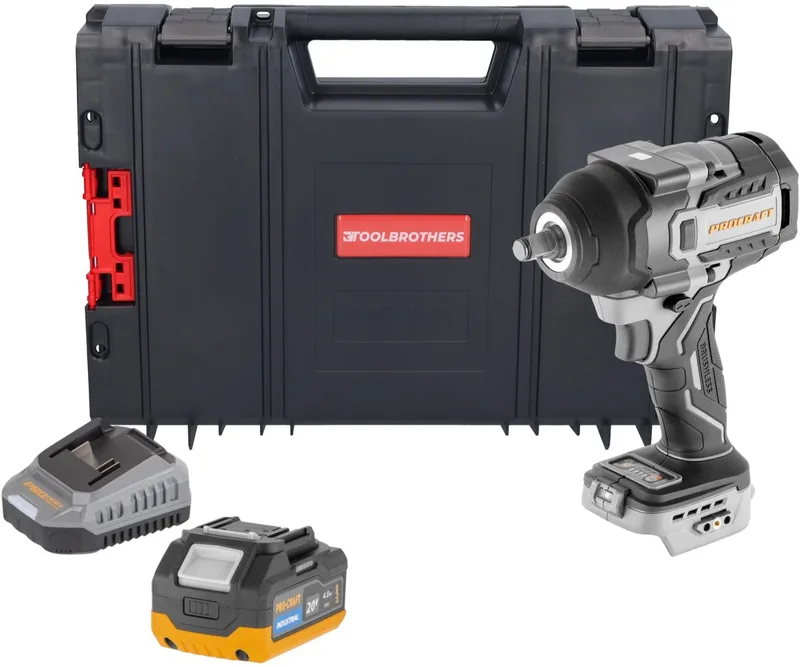 IW850A-BB accu-slagmoersleutel 20 V 850 Nm 1/2" borstelloos Solo - zonder accu, zonder oplader de Procraft – image du produit
