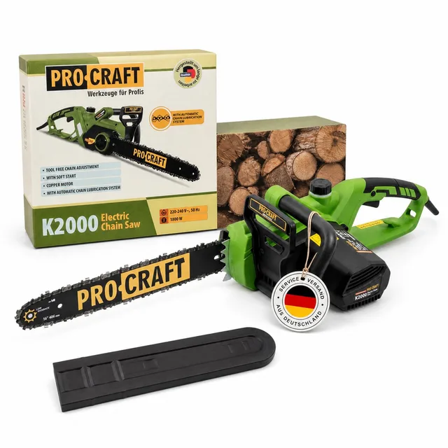 K2000 kettingzaag 1800 watt 406 mm zaaglengte